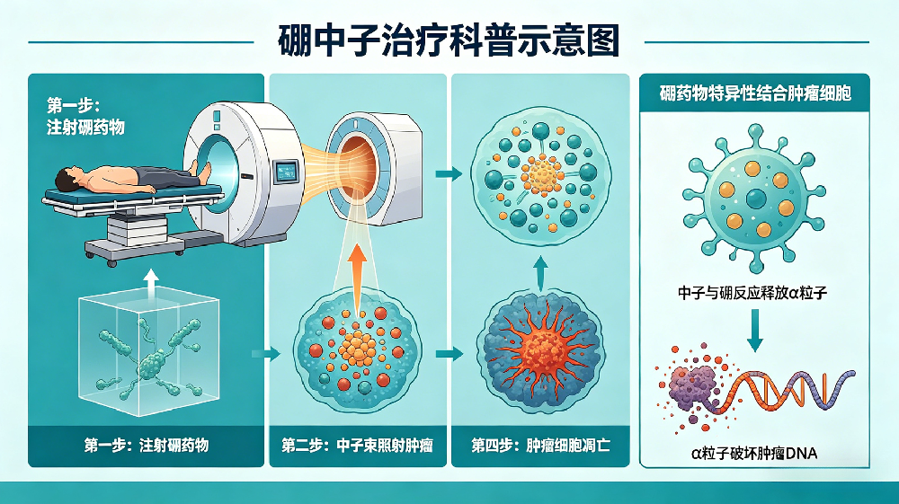 不开刀、不流血、单次精准灭瘤！硼中子俘获治疗：细胞级定向爆破癌细胞，高龄高危肿瘤专属黑科技疗法